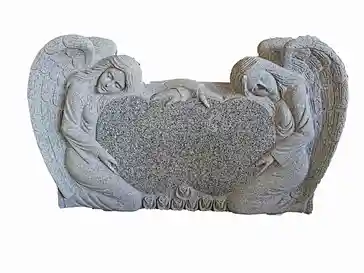 Grey Granite Angel Headstones Angel monument